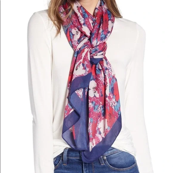 Rebecca Minkoff ballet bouquet long scarf - Picture 2 of 8